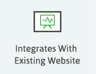 Integrates With 
Existing Website